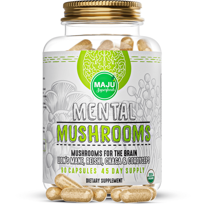 OrganicMentalMushroomsCapsules90ct